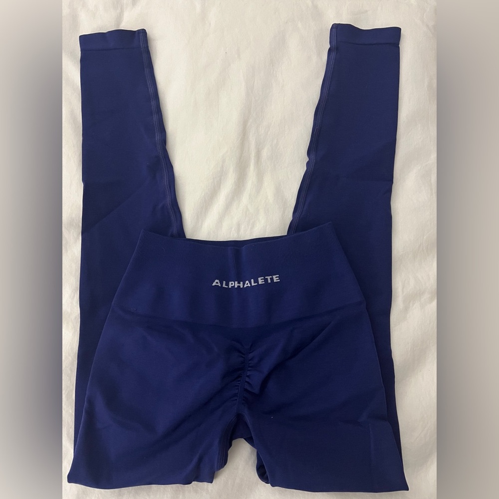 Alphalete Amplify Legging Indigo Blue XS NWT.